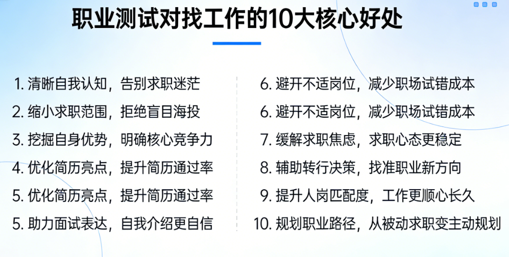 测一测自己事业方向