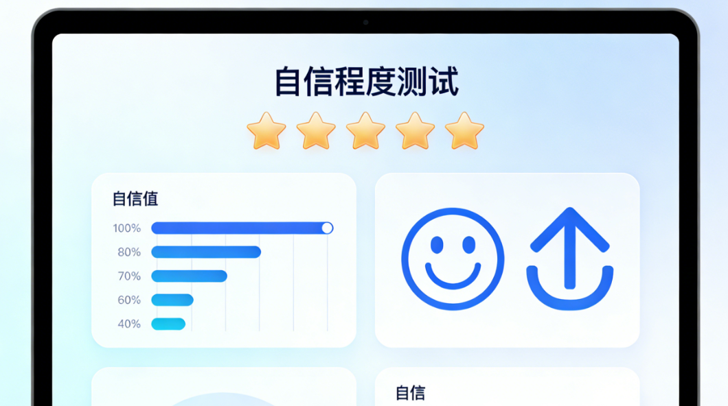自信程度测试，看看你内心有多强大